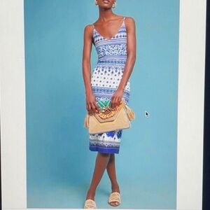 Farm Rio Tile dress size large